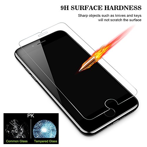 [3-Pack] Iphone/7Â Plus/6Â Plus 6S Plus, Tempered Glass Screen Protector onsonÂ® Tempered Glass Screen Protector Film Ultra Tough (0,33Â mm HD High Transparent) for Iphone/7Â Plus/6Â Plus 6S Plus