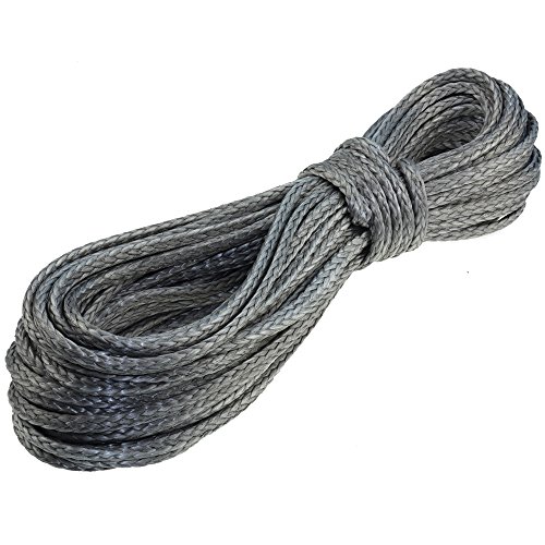 Preisvergleich Produktbild Seil Dyneema PRO 3mm 20m geflochten carbon grau