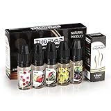 THORVAP® E Liquid For E Cigarette 5 PACK Mixed Fruites Vape Juice Nicotine Free (Fruit-A)