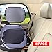 Car Sun Shade for Baby, Mudder Baby Sunshade with UPF 30+, Vehicle Side Window Sunshades (4 Pack) with Stick Suction Cups for Car UV Protection - Easy to Stick and Fold