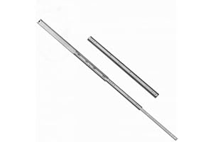 NTP 2 x Extractores para cargas pesadas | extensión completa | rieles telescópicos | 136 kg de capacidad de carga | 1000 mm de longitud | con bloqueo | 53 mm de alto (Longitud 1000 mm (en estado retraído)