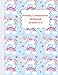 Produktbild Primary Composition Notebook- Grades K-2: Unicorn and Rainbows Notebook- Handwriting Practice, 8.5 x 11, 100 pages, Lined paper with dashed mid-line