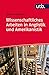 Wissenschaftliches Arbeiten in Anglistik und Amerikanistik: Das Praxisbuch by