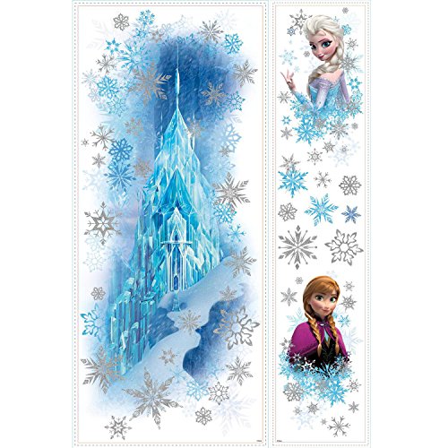 RoomMates RMK2739GM RM – Disney Frozen Eispalast Glitzernd Wandtattoo, PVC, Bunt, 48 x 13 x 2.5 cm - 3