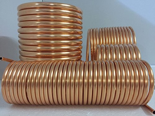 Spirale aus Kupferrohr 12x1mm weich aus 10m mit Ø ca. 13cm (Kupferrohrspirale)