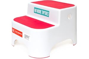 Prince Lionheart Uppy2® | Sgabello A Due Passi Per Bambini | Versatile | Gradini E Base Antiscivolo | Allenamento Vasino | Sgabello A Due Scalini | Maniglie Per Il Trasporto | Cucina E Bagno - Blu