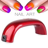 Roleadro Mini 9W Lámpara LED Uñas de Gel