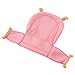 Price comparison product image iSuper Baby Bath Support Baby Bath Seat Adjustable Verdicktes Anti-Slip Bath Net for Newborn Baby to Toddler Baby Bath (Pink)