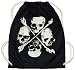 Produktbild Top Fuel Fashion Rucksackbeutel Four Skulls
