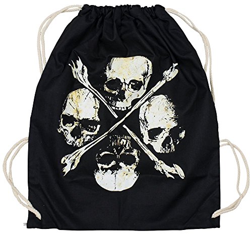 Preisvergleich Produktbild Top Fuel Fashion Rucksackbeutel Four Skulls