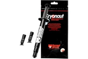 MULAIDI Kit thermique composé de graisse thermique haute performance pour interface dissipateur thermique refroidisseur processeur CPU GPU Kryonaut Grizzly Thermal