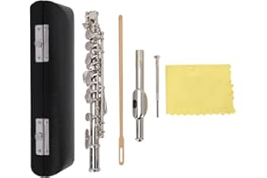 Fockety C Major Piccolo, Silver Plated, Stainless Steel & Copper, Modern Style, Includes Cleaning Tool Set