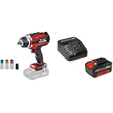 Einhell IMPAXXO 18/400 - Solo, Ak&uuml;l&uuml; Darbeli Somun Sıkma ve Einhell 18V 4,0 Ah PXC Starter Kit (Başlangı&ccedil; Seti)