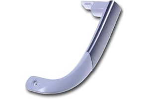 SOS ACCESSOIRE Beko Kühlschrank- und Gefrierschrank-Türgriff, Edelstahl, Ziehgriff, Poliert, Stahl, Silber