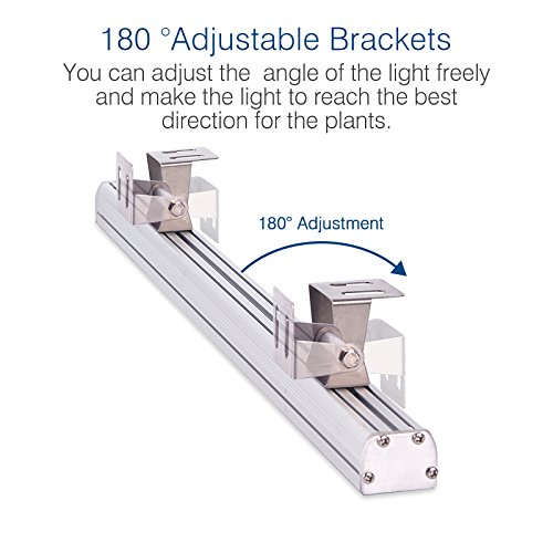 Roleadro ® 54w Led Grow Light Bar für Gewächshaus Pflanze IP65 Waterproof Blue and Red Light 550x30x30mm (1 ,54w) - 3