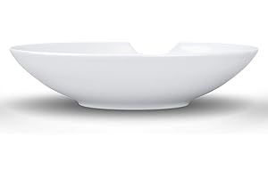 FIFTYEIGHT PRODUCTS Lot de 2 petites assiettes creuses « Avec morsure » (porcelaine, Ø 15 cm, blanc, fabriqué en Allemagne)