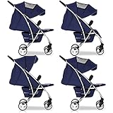 EUROCART Buggy Sport Kinderwagen VOLT Liegefunktion – kompakt zusammenklappbar – leicht – von Geburt geeignet - 3