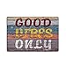 Produktbild Sdltkhy Good Vibes Only On Rustic Old Barn Wood Doormat Entrance Mat Indoor/Outdoor Door Mats Floor Mat Rug Mat 31.5 x 19.5 inch