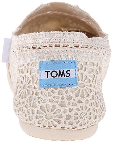 Toms Seasonal Classic Slip On Natural Crochet - 7 UK