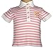 Primigi Girls Striped Polo Shirt in White/Pink, Size 92 (2 Years)