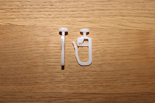 200 Gardinengleiter/Faltenlegehaken 7 mm Gleiter Gardinenzubehör 406-7 - 2