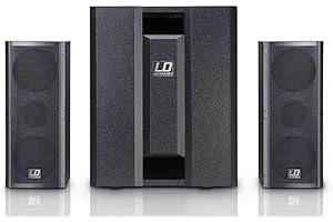 LD Systems DAVE 8 ROADIE - Sistema de PA activo portátil con mezclador de 3 canales