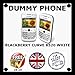 Price comparison product image Dummy Mobile Cell Phone WHITE BLACKBERRY 8520 CURVE Display Toy Fake Replica RIM