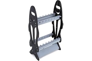 TAYGUM Fishing Rods Stand, Fishing Rods Stand Rack Exquisite Workmanship for 16 Rods