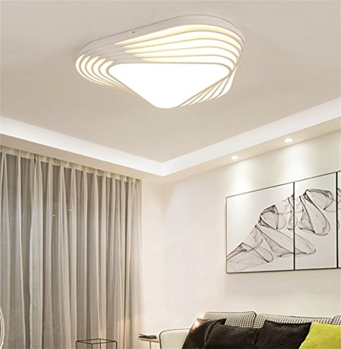 Preisvergleich Produktbild MOQJ Einfaches modernes Wohnzimmer-Licht-Haus führte energiesparende Deckenleuchten-kreatives Persönlichkeits-Grün-Schlafzimmer-L... Restaurant-Studie beleuchtet Augen-Sorgfalt, A, 46 * 46cm