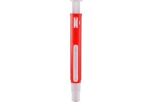AMTAST Lab Pipettes Scientific Pipette Pump Filler for Disposable Plastic and Glass Pipettes 25ml, Red