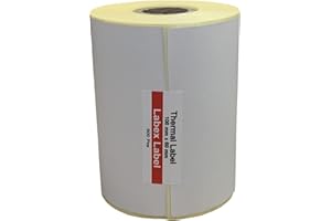 ‎LABEX LABEL Labex Label 100x60 mm Thermoetiketten auf Rolle – 1 Rolle (500 Thermo etiketten) – Barcodeetiketten, Lageretiketten, Thermo etiketten – Kompatibel mit Zebra, Argox, Sato – Thermodirekt