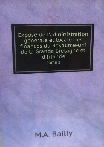 Preisvergleich Produktbild Exposã© De Ladministration Gã©nã©rale E