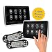 Produktbild Zwei 10,1" Digital Auto Kopfstützen Monitore mit HD Touchscreen DVD Player USB SD HDMI Hohe Auflösung FM Transmitter