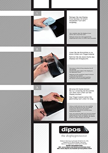 dipos I Blickschutzfolie matt passend für Acer Aspire Switch 10 E Pro 7 Sichtschutz-Folie Display-Schutzfolie Privacy-Filter