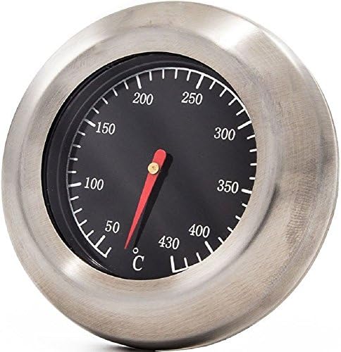 Thermometer in Stainless Steel with 50 – 430 °C Pper Oven Panel Fixing Screw catoccimacchine