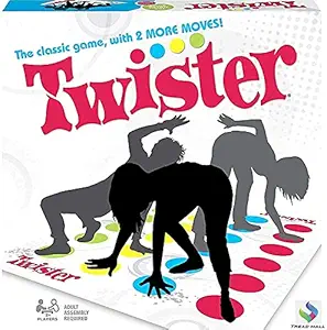 PLUSPOINT Twiskar Game Bigger Mat | More Colored Spots | Twister Game | Party Game | Classic Board Game for 2 or More Players | Indoor and Outdoor Game for Kids 6 and Up