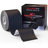 Kinesiologie-Tape mit *Kostenlosem* Weihnachts & Workout Ebook und dem neuestem Strapping und Taping Eigenschaften für beste Ergebnisse – Bestes therapeutisches Tape gegen Verletzungen und für beste Ergebnisse – Ideal für Knie, Schulter, Gelenke, Nackenschmerzen und vieles mehr – höchste Wasserdichtigkeit und Adhäsion – Latexfrei – FDA & CE geprüft – Verfügbar in Schwarz, Pink und Blau – Mengenbestellungen verfügbar – 100% lebenslange *Besser als Geld-zurück-Garantie* - © 2014
