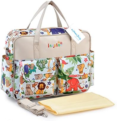 Large Mummy Tote Bag Baby Diaper Nappy Changing Bag Mum Handbag Crossbody Shoulder Bag with Adjustable Strap