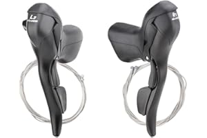 microNEW Road Bike Shifter 2/3X7/8/9/10/11Speed for Shift and Brake Lever 2 in 1 (L3*R7)