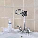 ❤ 【 LHbox was Sie erhalten 】 1 X Wasserfall Waschbecken Wasserhahn, 2 xhoses, 1 x Handbuch und 5-years Garantie, freundlich und effizient Kundenservice.