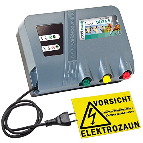 230V Weidezaungerät Delta 5 Netzgerät – Perfekte Hütesicherheit Elektrozaungerät - 2