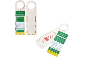 POFET 10 szt. rusztowania uchwyt i etykiety rusztowania etykiety kontroli bezpieczeństwa nie używać metki rusztowania znak ostrzegawczy