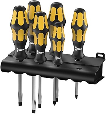 Wera 05018283001 Jeu de tournevis-lime Avec carré femelle 932 S/6 (Import Allemagne)