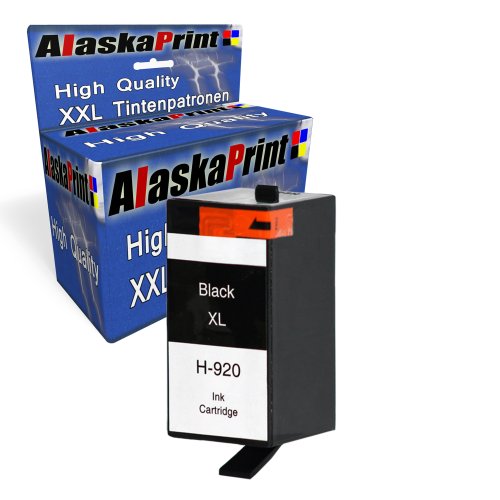 1x kompatible Druckerpatrone als Ersatz für HP 920 XL 920XL (Schwarz) für OFFICEJET 6500 A 6500 A Plus 7500 A 6000 special Edition