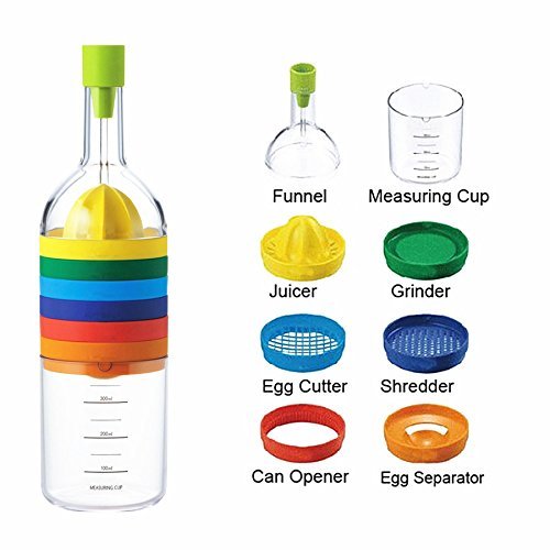 SHENNOSIÃ‚Â® Multipurpose Function Kitchen Tool Bottle 8 In 1 by SHENNOSIÃ‚Â®
