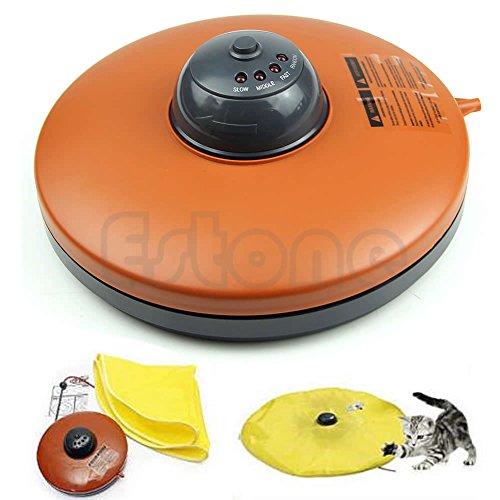 Simplelife New Cat Toy Undercover Cats Meow Play Fabric Moving Mouse For Cat Kitty Funny