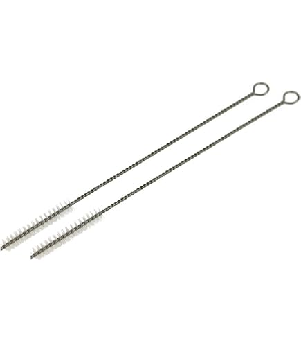 Fancility Lot De 4 Brosses Nettoyage 3mm Et 7mm - Pour Tuyaux Lait Machines à Café Jura Miele Siemens