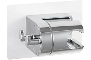 OFFO Shower Head Holder, Handheld Shower Wand Holder Strong Waterproof Adhesive, Replacement Wall Mount Shower Hose Bracket for Bidet Bathroom, 60°Adjustable Holder, Clear