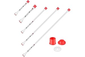 DENT-DE-LION Airless Farbspritzpistole, Verlängerungsstange für Airless-Sprühdüsen, 5 Stück, 20 cm, 30 cm, 50 cm, 75 cm, 100 cm