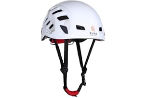 Heemtle Safety Helmet Head Protection Rock Climbing Tree Arborist Abseiling Construction Aerial Work Rappelling Rescue Equipment 5 Colors Optional（Adjustable：54-62CM）